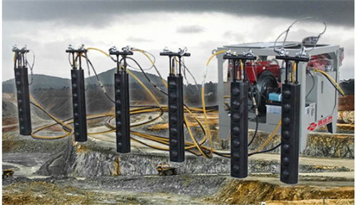壽寧石材液壓漲裂機(jī)工作實(shí)況與工程機(jī)械設(shè)備研發(fā)探索